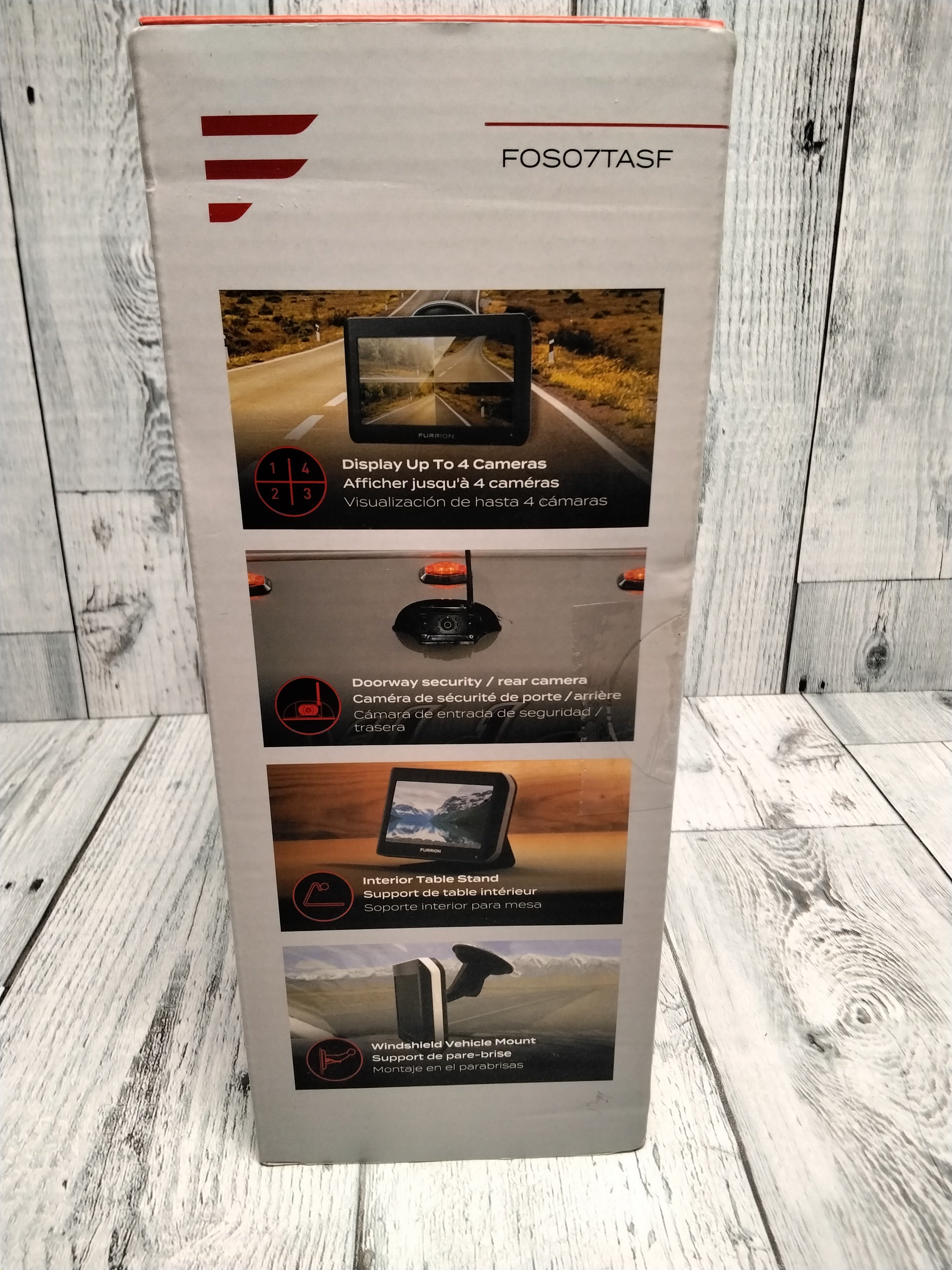 Furrion Vision S 7 Inch Wireless RV Backup System with 1 Rear Sharkfin Camera (7897697648878)